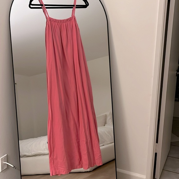 Treasure & Bond Flowy Linen Blend Shift Dress - Picture 2 of 3